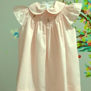 Smocked dress w bloomers